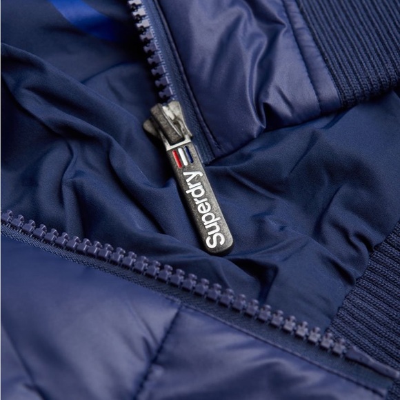 Superdry Retro Ride Hooded Bomber Jacket - Picture 5 of 12